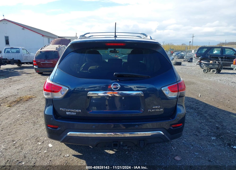 2013 NISSAN PATHFINDER PLATINUM VIN: 5N1AR2MMXDC678760