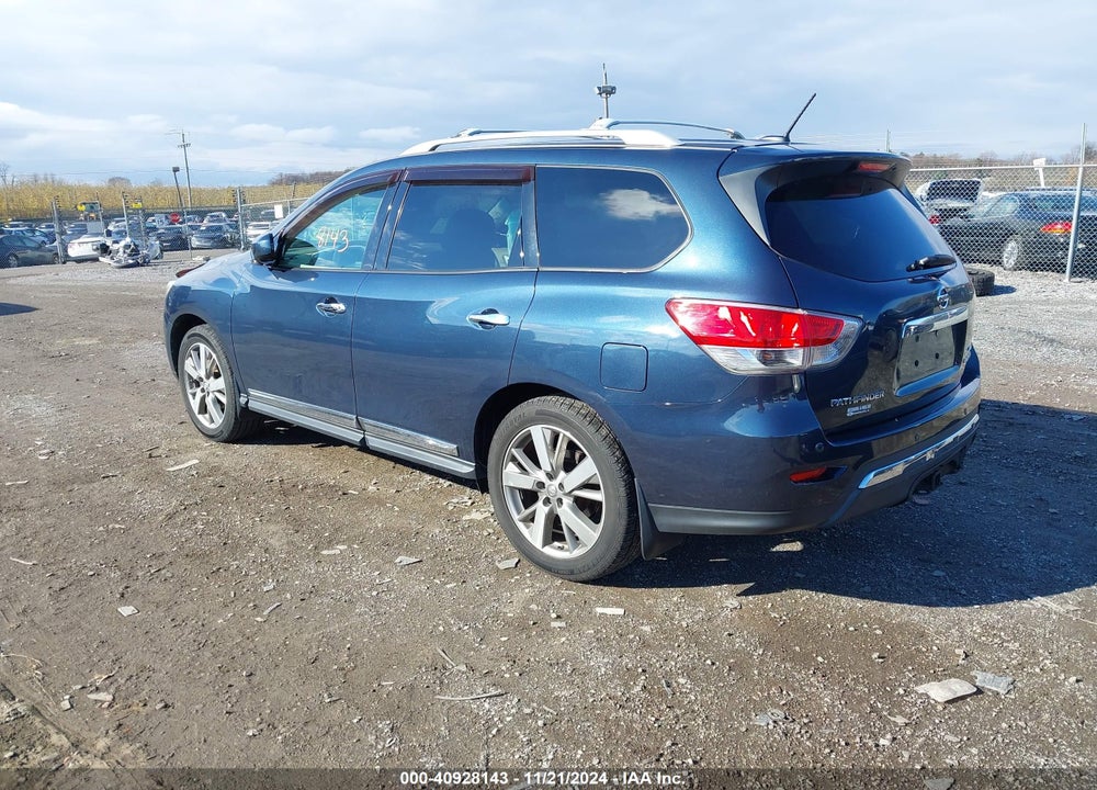 2013 NISSAN PATHFINDER PLATINUM VIN: 5N1AR2MMXDC678760