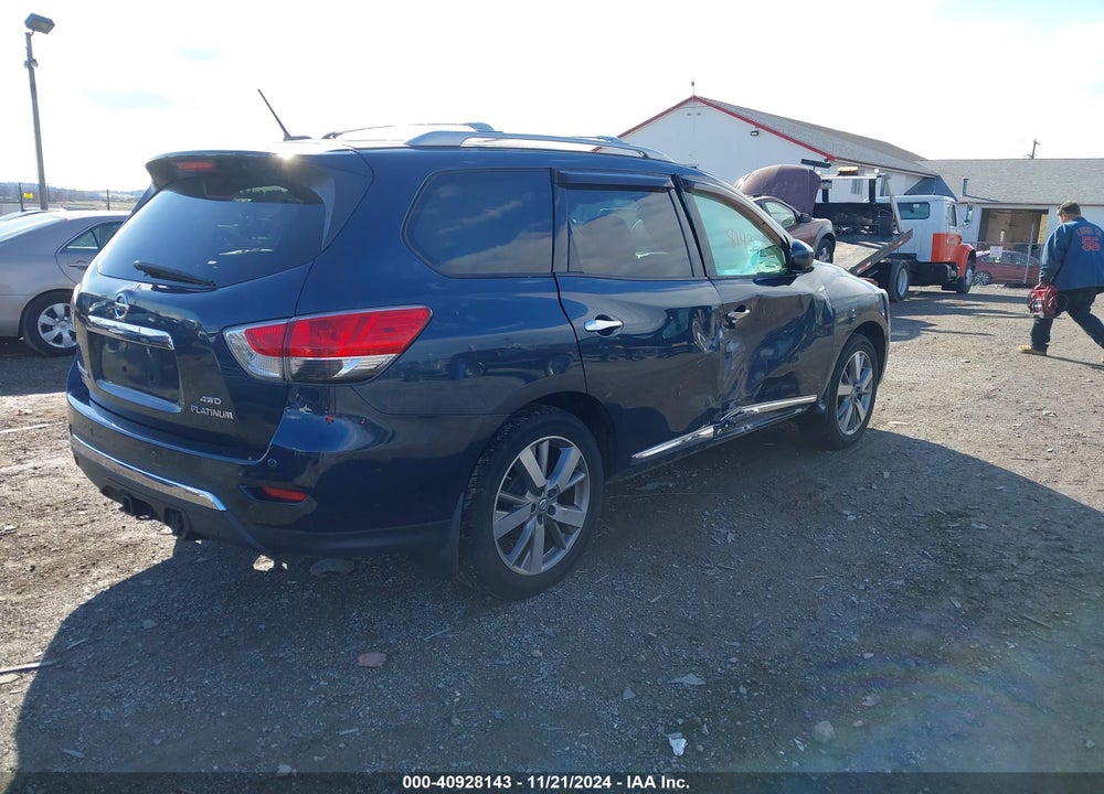2013 NISSAN PATHFINDER PLATINUM VIN: 5N1AR2MMXDC678760