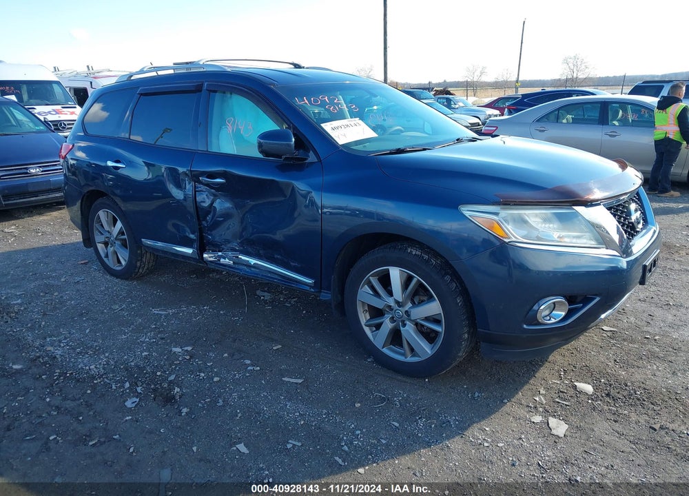 2013 NISSAN PATHFINDER PLATINUM VIN: 5N1AR2MMXDC678760