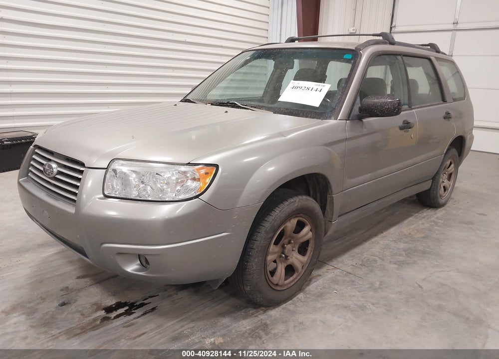 2007 SUBARU FORESTER 2.5X VIN: JF1SG63627H708288