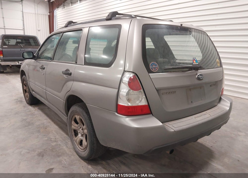 2007 SUBARU FORESTER 2.5X VIN: JF1SG63627H708288