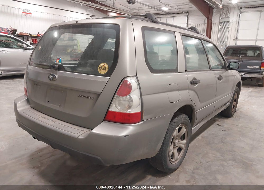 2007 SUBARU FORESTER 2.5X VIN: JF1SG63627H708288