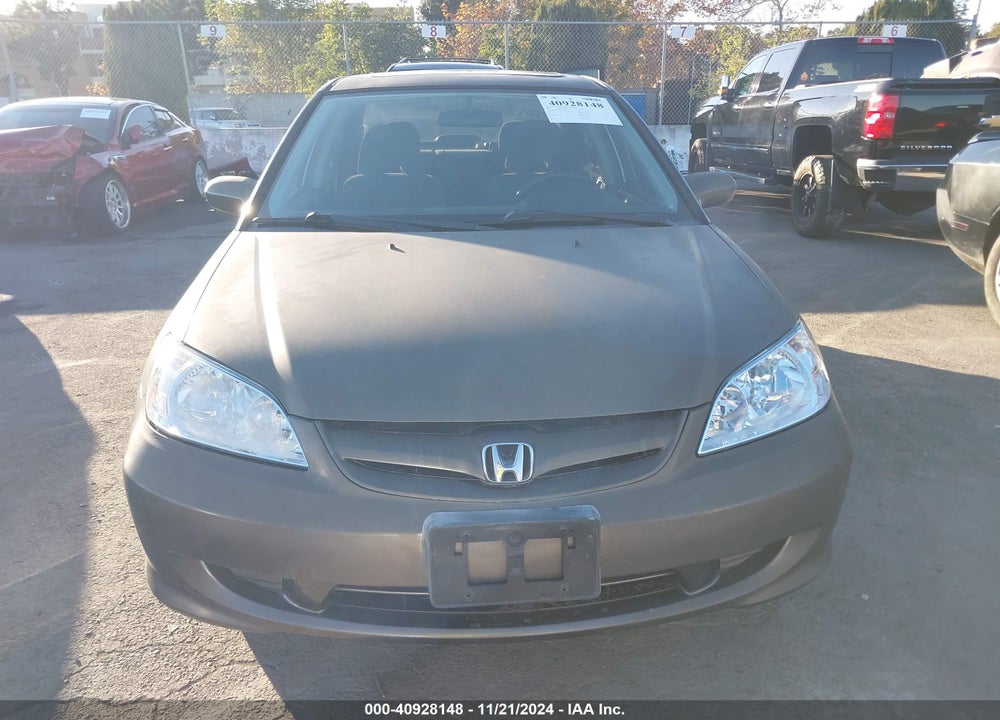 2004 HONDA CIVIC EX VIN: 2HGES267X4H549580