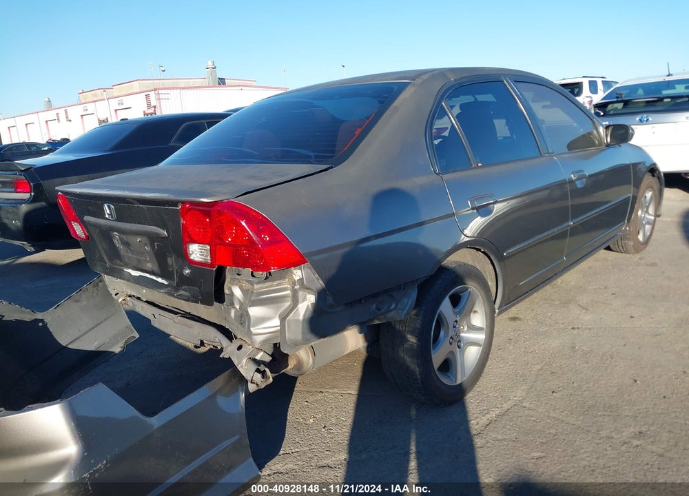 2004 HONDA CIVIC EX VIN: 2HGES267X4H549580