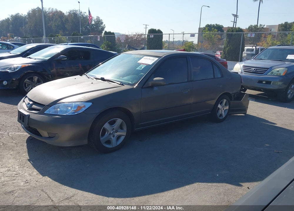 2004 HONDA CIVIC EX VIN: 2HGES267X4H549580