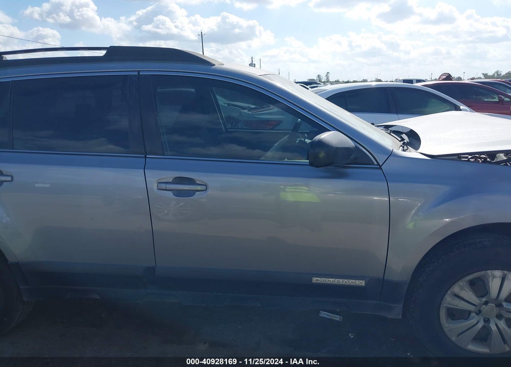 2011 SUBARU OUTBACK 2.5I VIN: 4S4BRCAC6B3417323