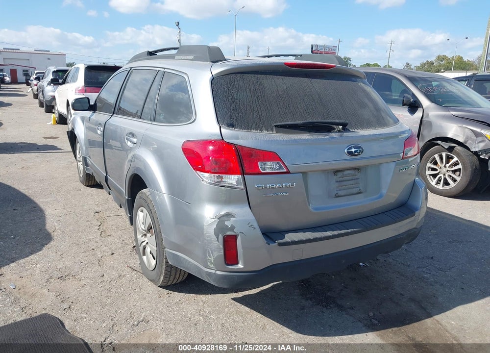 2011 SUBARU OUTBACK 2.5I VIN: 4S4BRCAC6B3417323