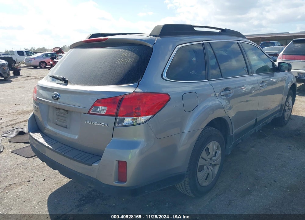 2011 SUBARU OUTBACK 2.5I VIN: 4S4BRCAC6B3417323