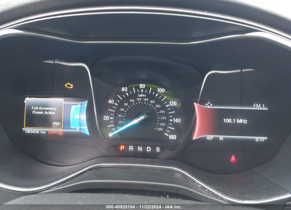 2017 FORD FUSION SE VIN: 3FA6P0H95HR353439