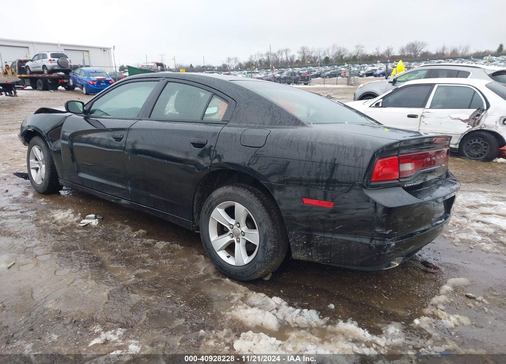2013 DODGE CHARGER SE VIN: 2C3CDXBGXDH502458