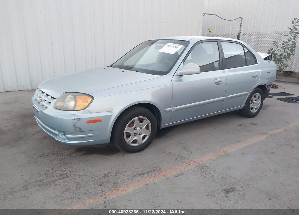 2003 HYUNDAI ACCENT GL VIN: KMHCG45C53U428674