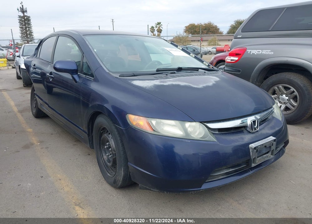 2008 HONDA CIVIC LX VIN: 1HGFA16548L037855
