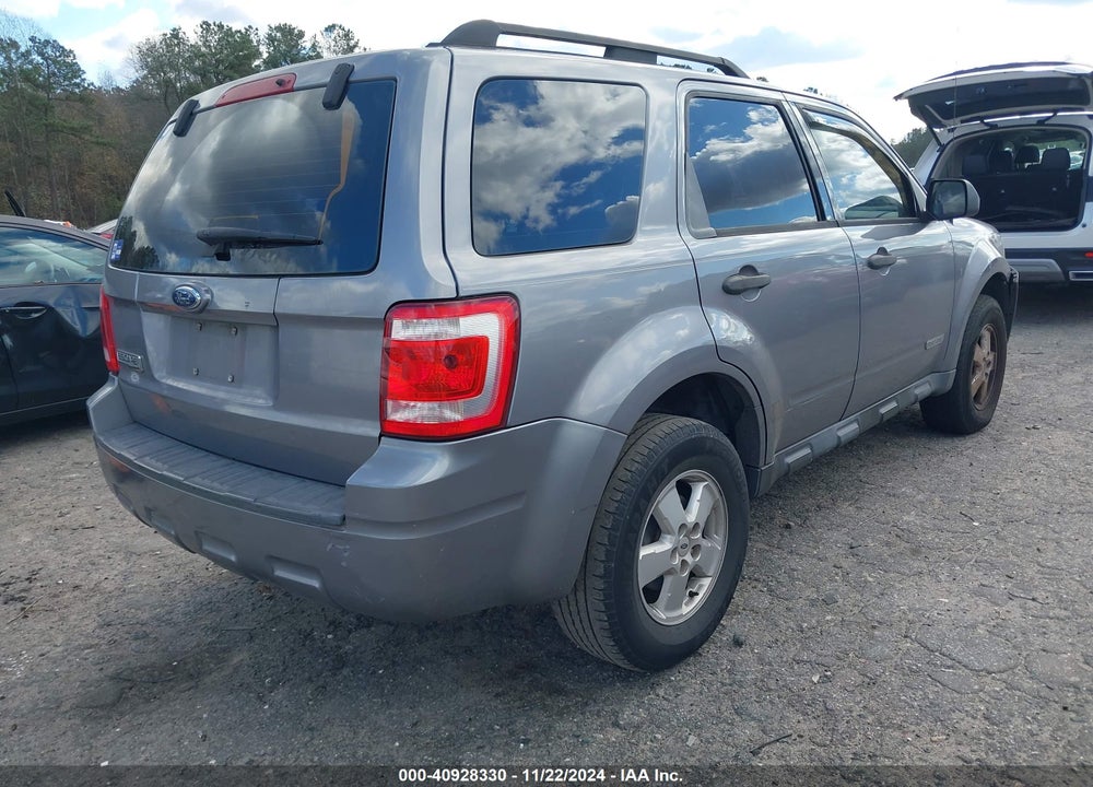 2008 FORD ESCAPE XLS/XLS MANUAL VIN: 1FMCU02Z88KB01988