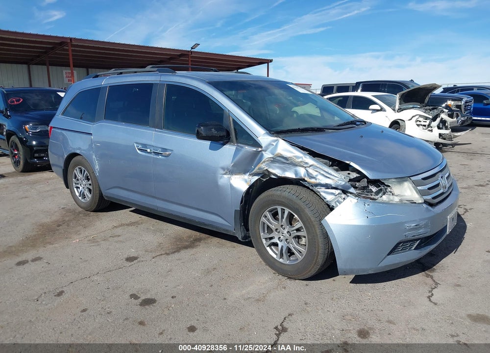2011 HONDA ODYSSEY EX-L VIN: 5FNRL5H67BB078350