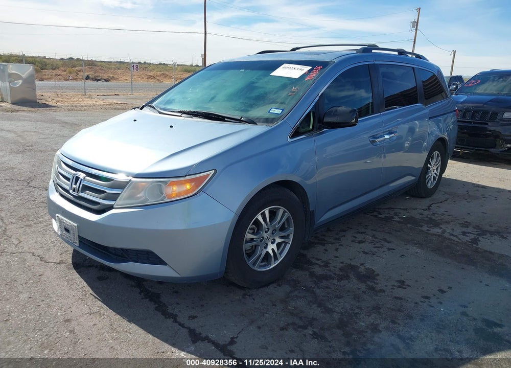 2011 HONDA ODYSSEY EX-L VIN: 5FNRL5H67BB078350