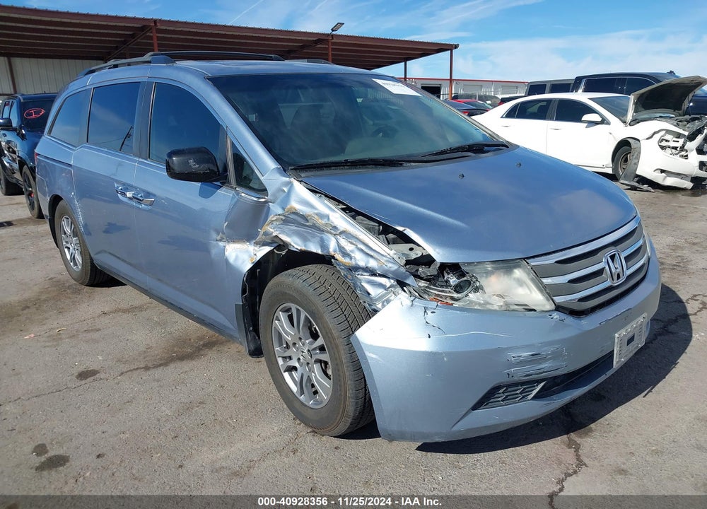 2011 HONDA ODYSSEY EX-L VIN: 5FNRL5H67BB078350