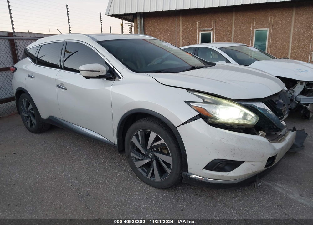 2016 NISSAN MURANO PLATINUM VIN: 5N1AZ2MH3GN164731