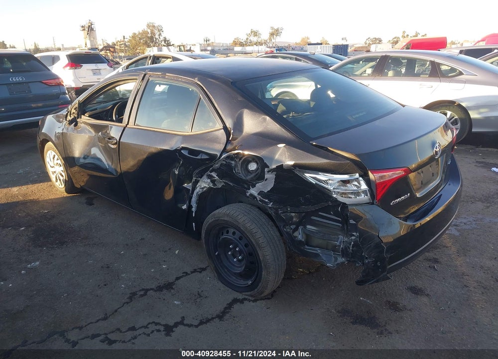 2018 TOYOTA COROLLA LE VIN: 2T1BURHE5JC072580
