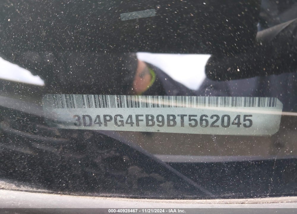 2011 DODGE JOURNEY EXPRESS VIN: 3D4PG4FB9BT562045