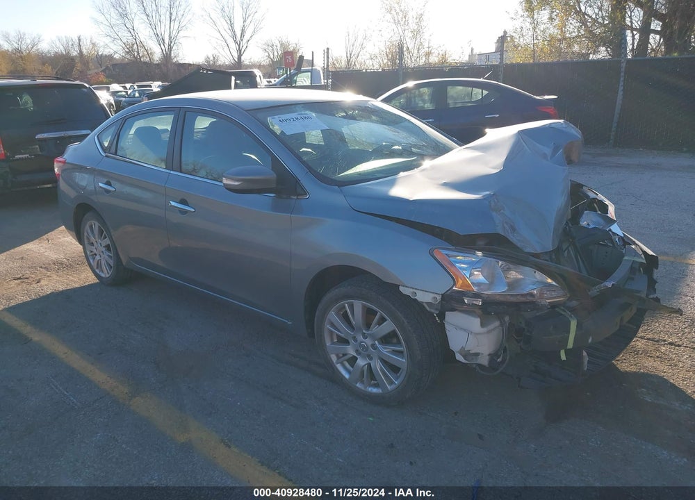 2013 NISSAN SENTRA SL VIN: 3N1AB7APXDL617646