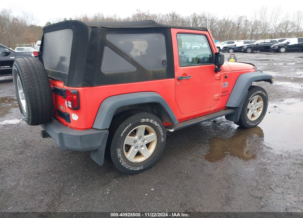 2013 JEEP WRANGLER SPORT VIN: 1C4AJWAG9DL607079