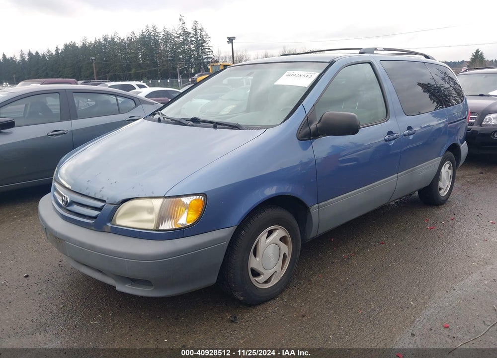 2001 TOYOTA SIENNA LE VIN: 4T3ZF13C51U386672