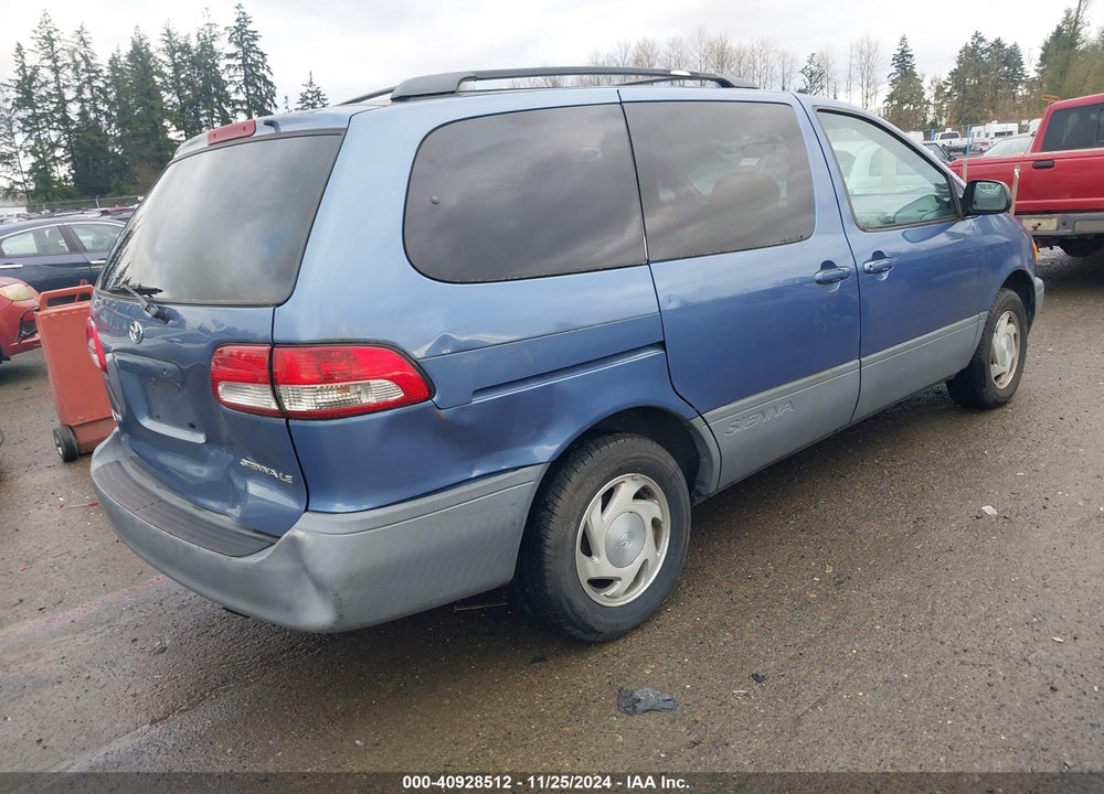 2001 TOYOTA SIENNA LE VIN: 4T3ZF13C51U386672