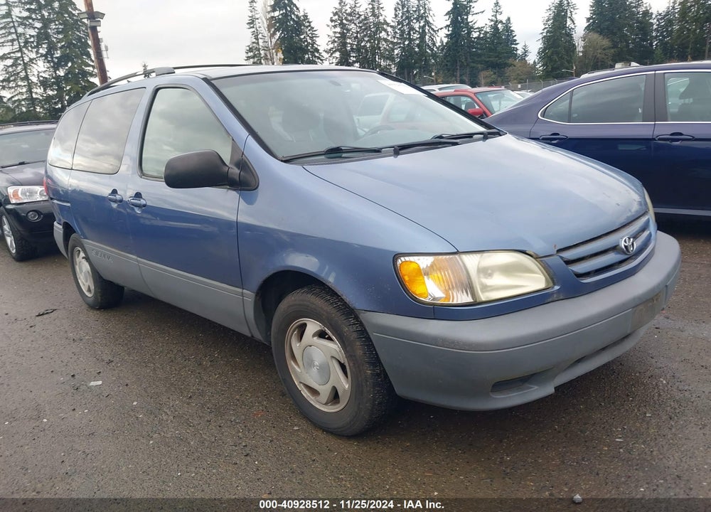 2001 TOYOTA SIENNA LE VIN: 4T3ZF13C51U386672