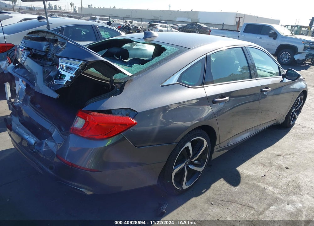 2018 HONDA ACCORD SPORT 2.0T VIN: 1HGCV2F33JA050366