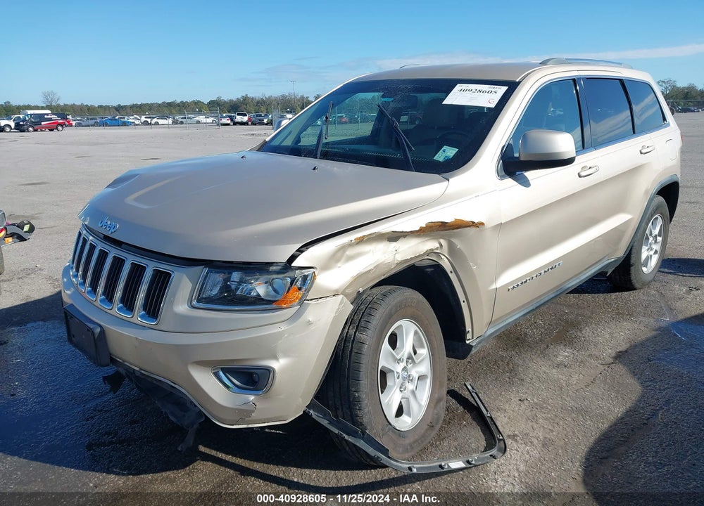 2014 JEEP GRAND CHEROKEE LAREDO VIN: 1C4RJEAG5EC353580