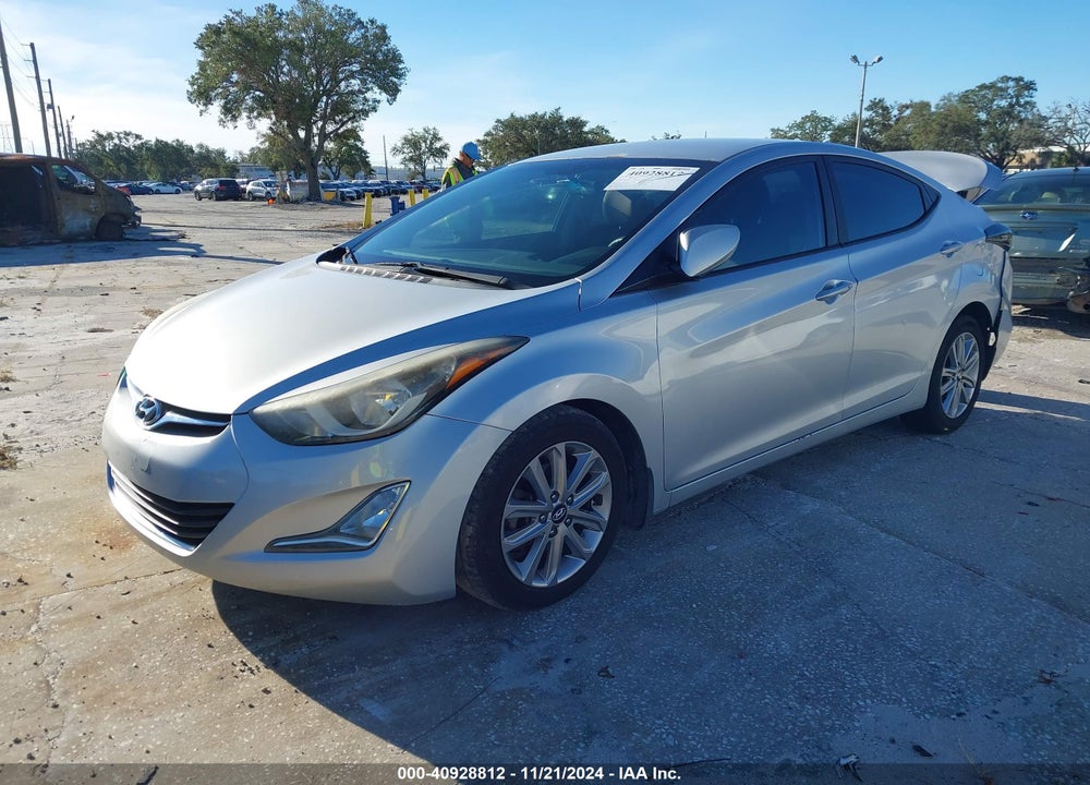 2015 HYUNDAI ELANTRA SE VIN: 5NPDH4AE8FH612387