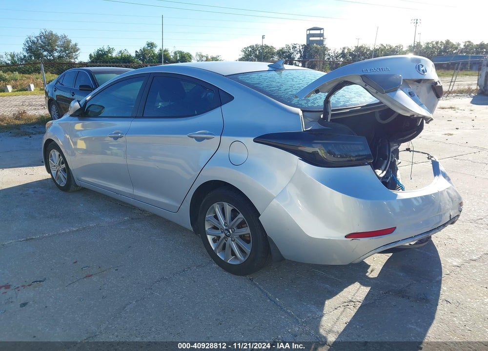 2015 HYUNDAI ELANTRA SE VIN: 5NPDH4AE8FH612387