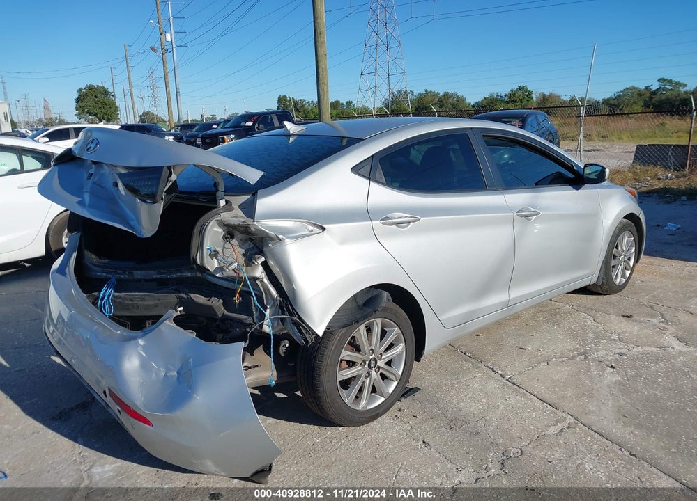 2015 HYUNDAI ELANTRA SE VIN: 5NPDH4AE8FH612387