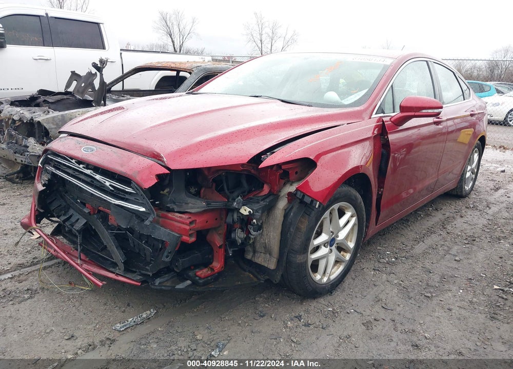 2014 FORD FUSION SE VIN: 3FA6P0HD4ER124055