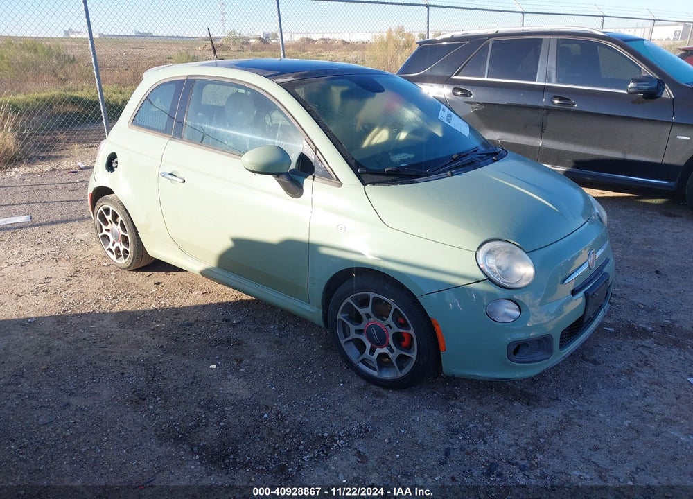 2015 FIAT 500 SPORT VIN: 3C3CFFBR1FT576190