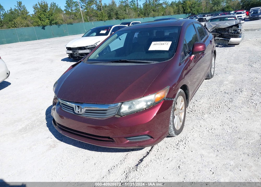 2012 HONDA CIVIC EX-L VIN: 19XFB2F99CE066810
