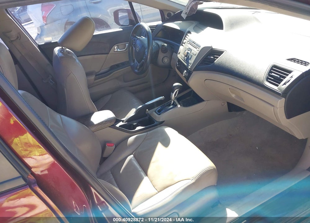 2012 HONDA CIVIC EX-L VIN: 19XFB2F99CE066810