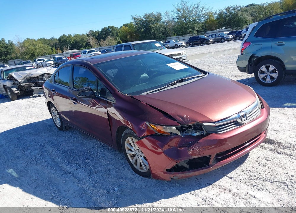 2012 HONDA CIVIC EX-L VIN: 19XFB2F99CE066810