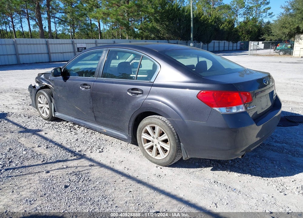 2012 SUBARU LEGACY 2.5I PREMIUM VIN: 4S3BMBC61C3015716