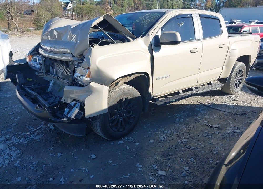 2022 GMC CANYON 4WD SHORT BOX ELEVATION VIN: 1GTG6CENXN1333570