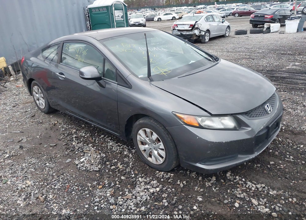 2012 HONDA CIVIC LX VIN: 2HGFG3B57CH562799