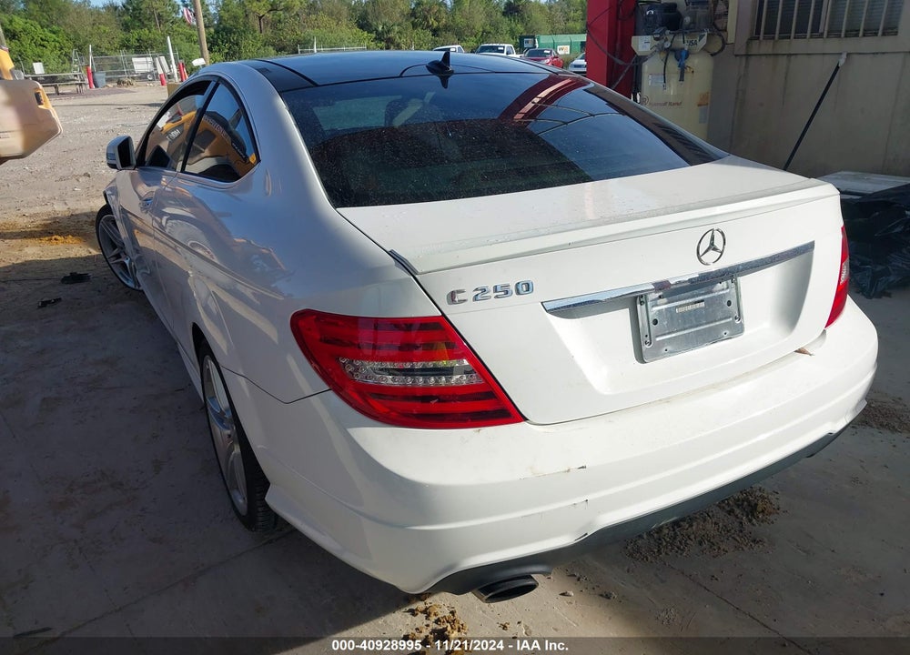 2013 MERCEDES-BENZ C 250 VIN: WDDGJ4HBXDF958791