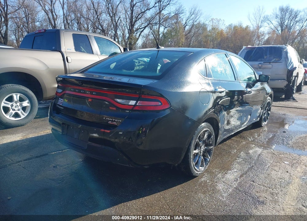 2014 DODGE DART LIMITED VIN: 1C3CDFCB4ED791686