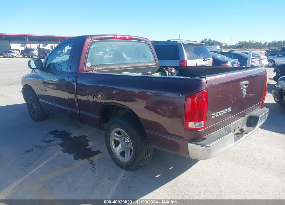 2005 DODGE RAM 1500 ST VIN: 1D7HA16K05J588990