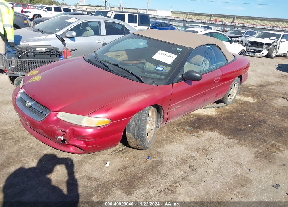 1998 CHRYSLER SEBRING JXI VIN: 3C3EL55H0WT335722