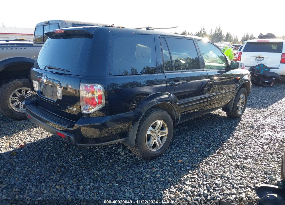 2006 HONDA PILOT EX VIN: 2HKYF18476H503826