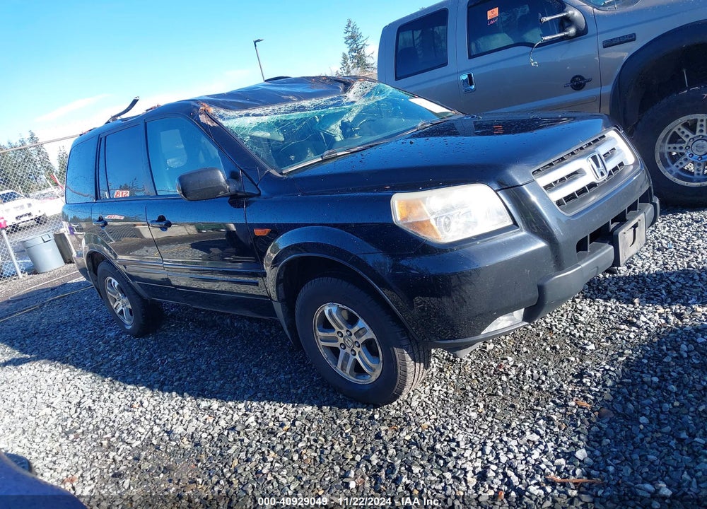 2006 HONDA PILOT EX VIN: 2HKYF18476H503826