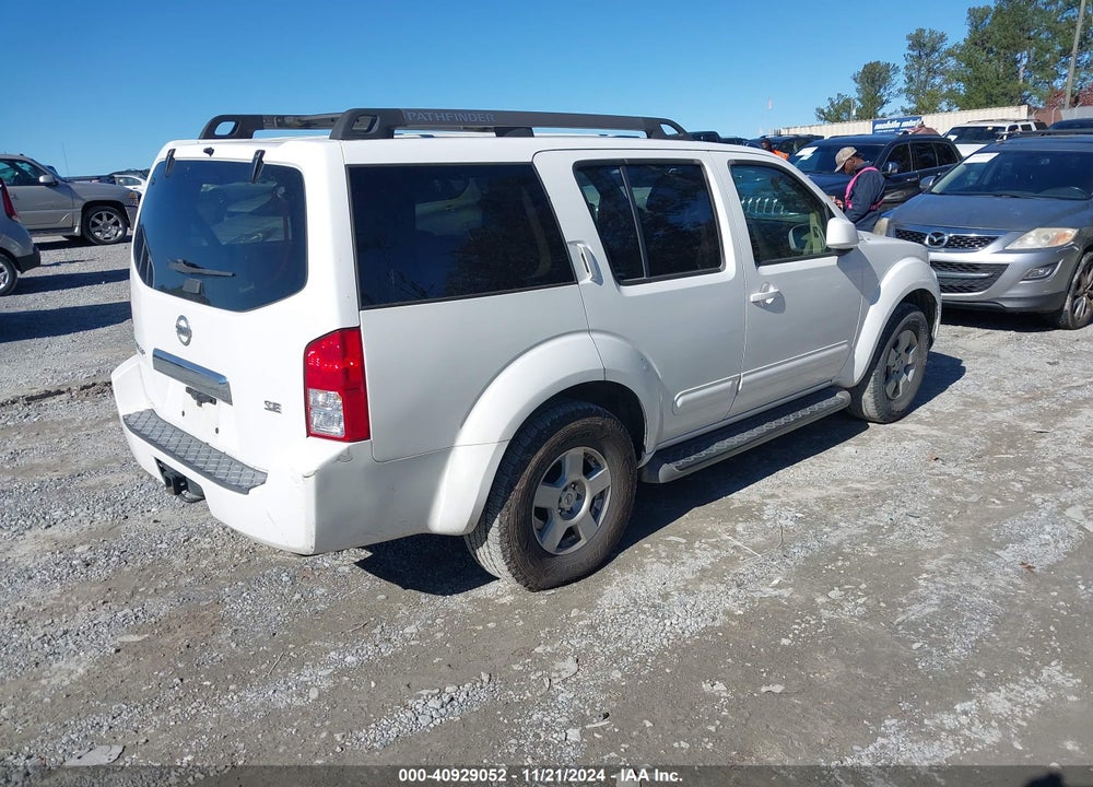 2006 NISSAN PATHFINDER SE VIN: 5N1AR18U56C637122