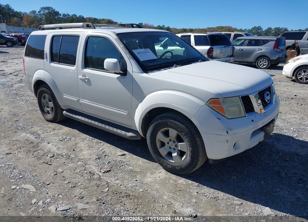 2006 NISSAN PATHFINDER SE VIN: 5N1AR18U56C637122